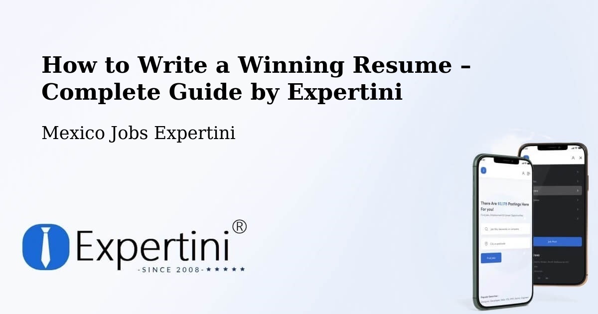 Resume Writing Guide for Job Seekers – Jalisco - Jalisco, Mexico Jobs Expertini